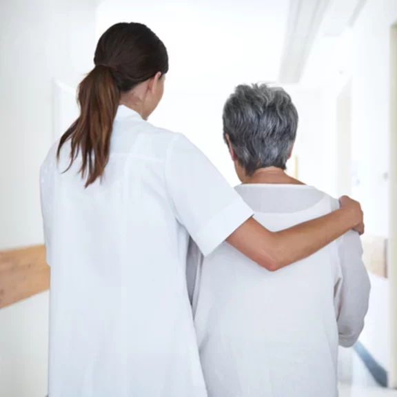 Doctor with an elderly patient